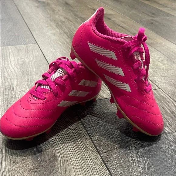 Adidas Kids Hot Pink Sneakers - Picture 2 of 3